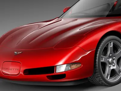 Chevrolet Corvette C5 Convertible 3D Model 3D model