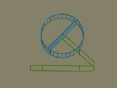 Hamster Wheel 3D model