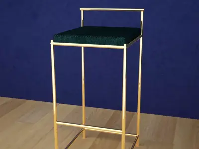 BAR CHAIR LUXURY 3D model