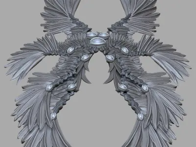 Seraphim -Accurate Biblical angel- 3D print model