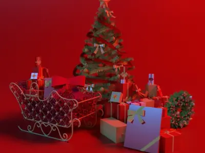 CHRISTMAS PACK 3D model