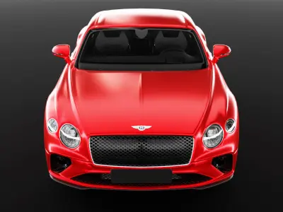 Bentley Continental GT 2021 Low-poly 3D model