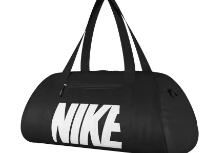 Nike Gym Club Training Duffel Bag Black 3D model