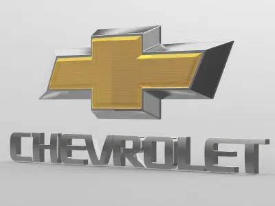 chevrolet logo 3D model from CGTrader