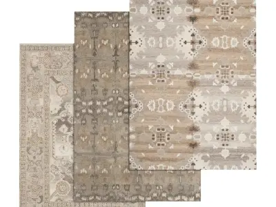 Rug Set 2147 3D model