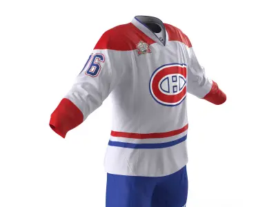 Hockey Clothes Montreal Canadiens 3D model