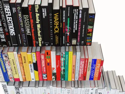 Coffee Table Books - Art 3D model