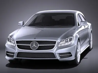 Mercedes-Benz CLS Shooting Brake 2013 VRAY 3D model