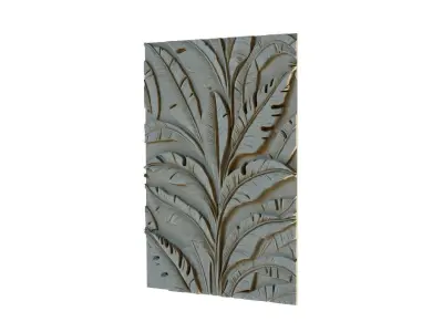 mural decor set wall panel 12 3D model