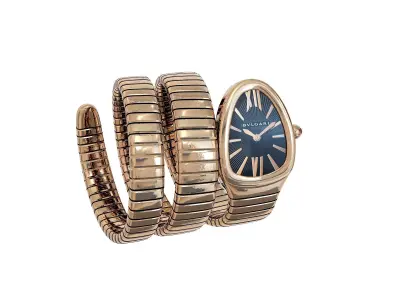 Bvlgari Serpenti watch Low-poly 3D model