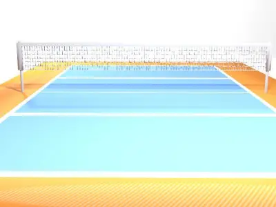 Game Court - Volleyball 3D model