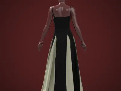 Paloma Dress 3D model