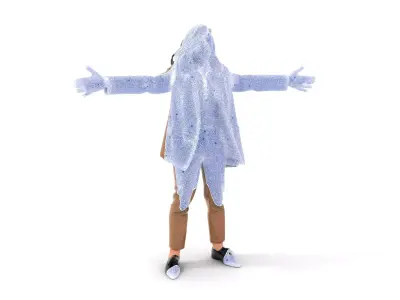 Businesswoman Brown Suit Model Pack Low-poly 3D model