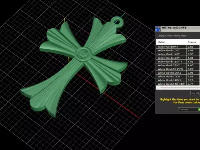 cross 3D print model buy