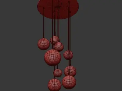 Restoration Hardware Whitney Chandelier 3D model