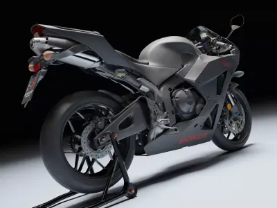 Honda CBR 600RR 2018 Low-poly 3D model