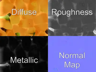 Realistic Mango Fruit Model Pack Low-poly 3D model