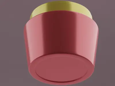 Cosmetic Jar 3D model