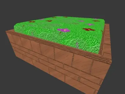 Planter Free low-poly 3D model