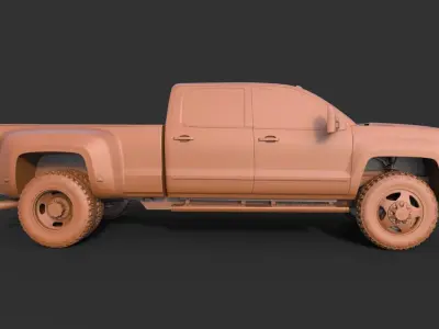 Chevrolet Silverado 3D print model