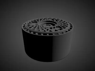 BBS TURBOFAN scalable and printable rims 3D print model