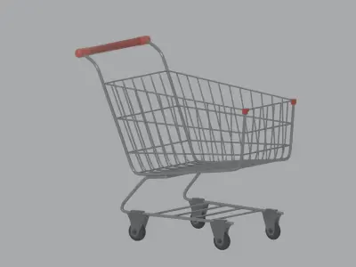 Shopping Cart 3D model