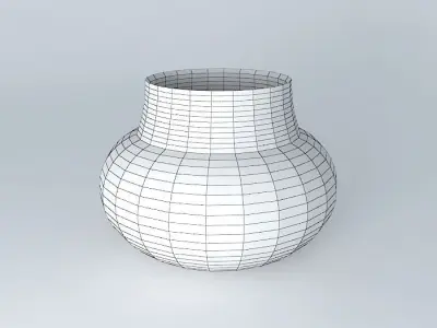 object white constrution Free 3D model