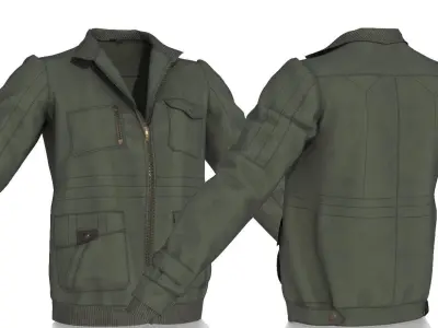 JAKET BOMBER 3D model