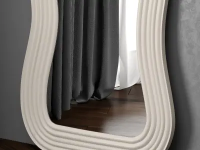 Gwen mirror with 3 materials 3D model