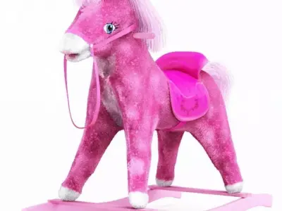 Pink Pony Toy 3D model