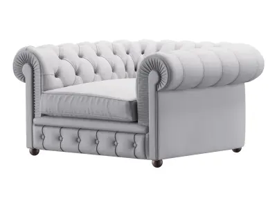 Chester One Armchair 3D model