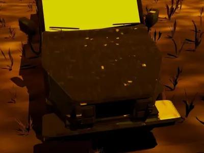 Basic Truck Textured  3D model