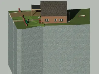 Einfamilienhaus House 3D model