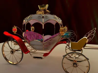 Chinese carriage   3D model