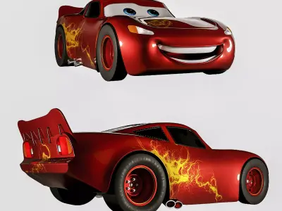 Lightning McQueen 3D model