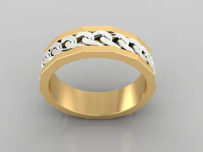 Ring M41 Mens luxury ring  3D print model