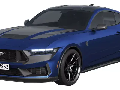 Mustang Dark Horse 2023 3D model