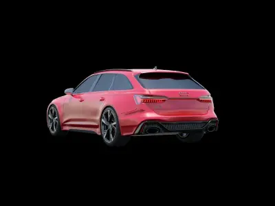 Audi RS 6 Avant 3D Model 3D model