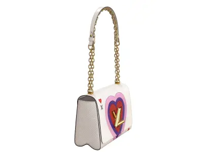 Louis Vuitton Bag Twist Epi Love Heart Leather 3D model