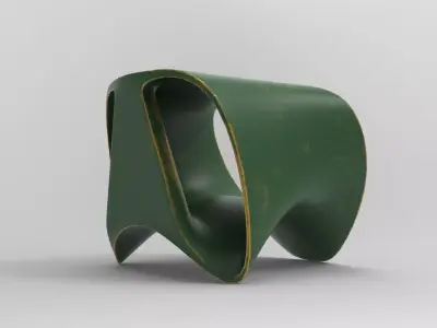 Guma Chair Low-poly 3D model