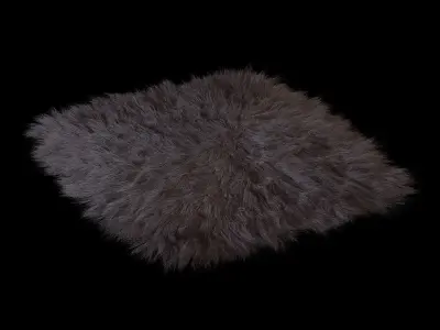 Skin sheepskin 02 3D model