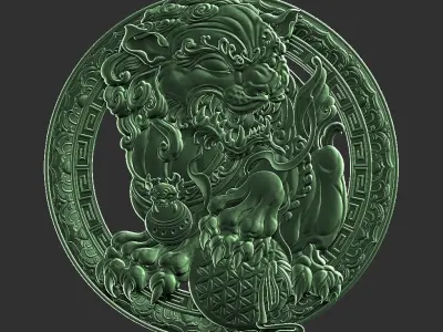 foo dog 3D print model