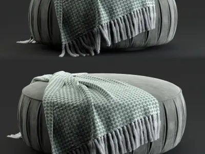 Pouf Lx649 By Leolux Lx 3D model