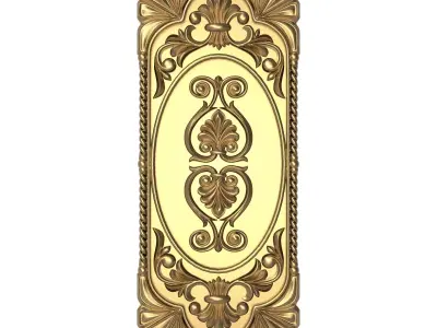 decorative pattern ready for 3D printing 3D model 154