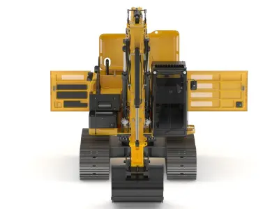 CAT 323 Tripple Arm 3D model
