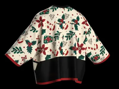 Male oversized tshirt 3D model