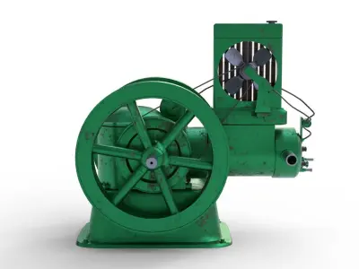 Fairbanks - Morse ZC-208 12 HP Engine 3D model