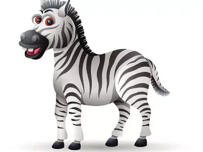 Zebra 3D model Printed 3D model
