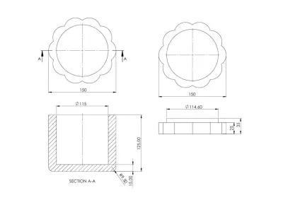 Aesthetic Jar Set 3D print model
