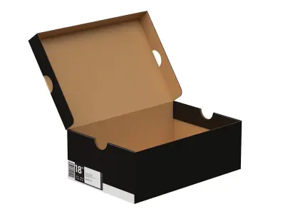 Nike Shoe Box PBR 18 Low-poly 3D model